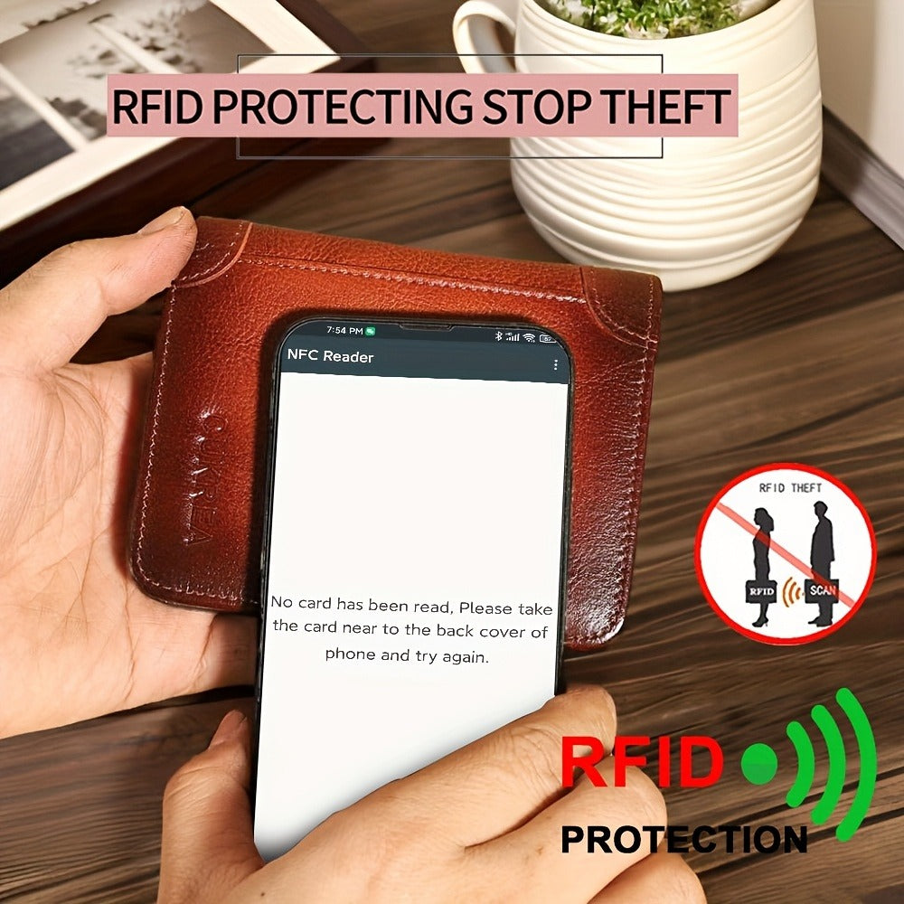 Men's Wallet – RFID Blocking, Top Grain Cowhide Rfid Blocking – detail view 7