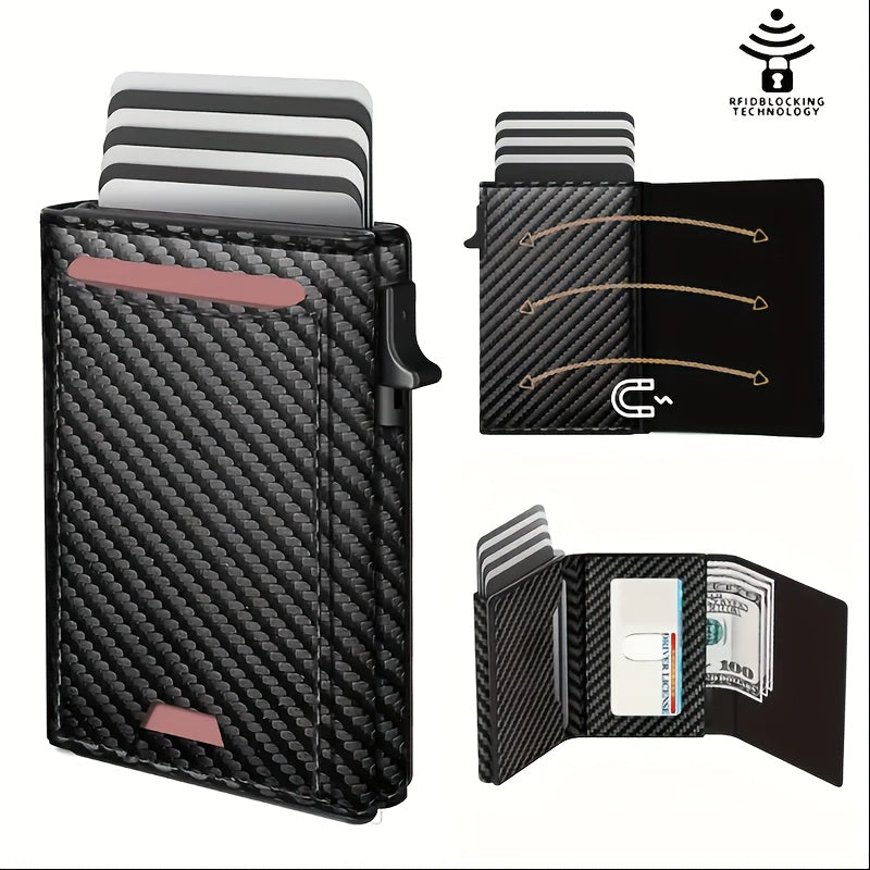 Men's Wallet – RFID Blocking, Automatic, Anti-Theft, Large Capacity – detail view 11