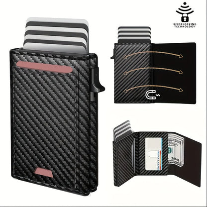 Men's Wallet – RFID Blocking, Automatic, Anti-Theft, Large Capacity – detail view 11