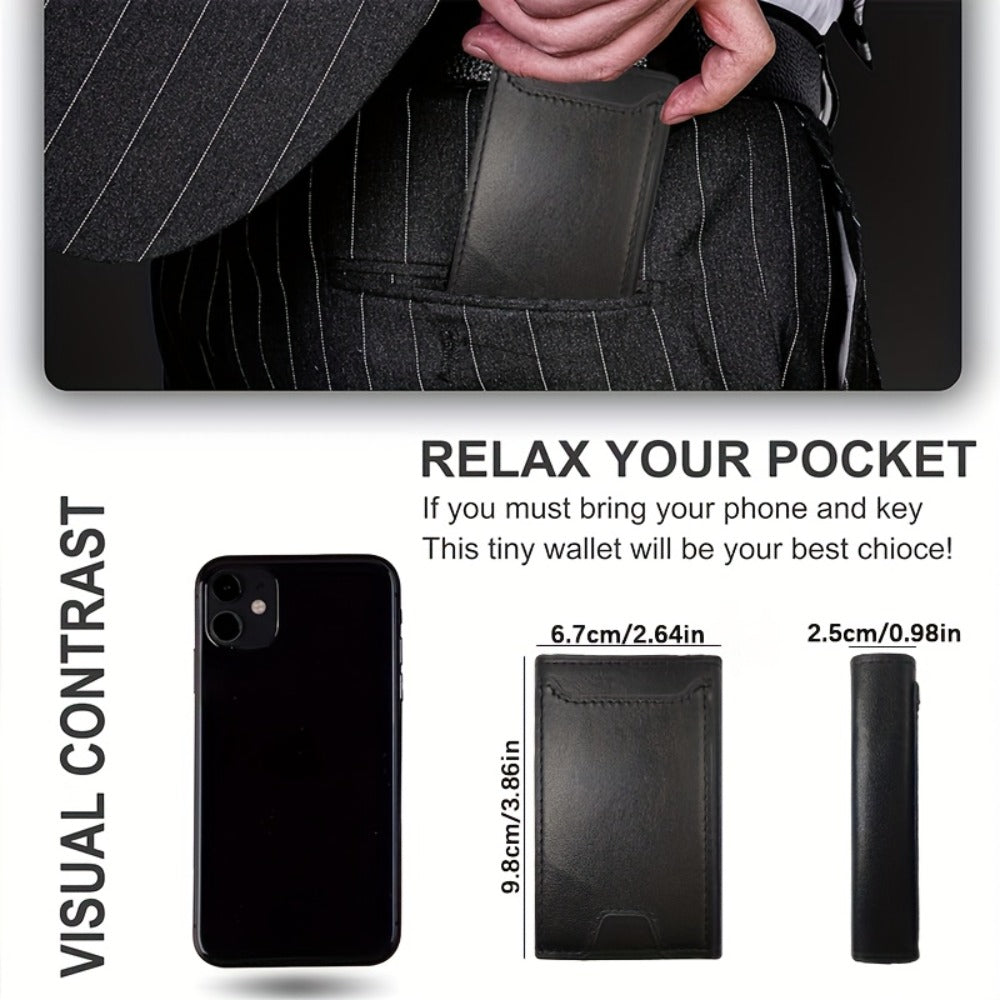 Men's Wallet – RFID Blocking, Automatic, Anti-Theft, Large Capacity – detail view 2