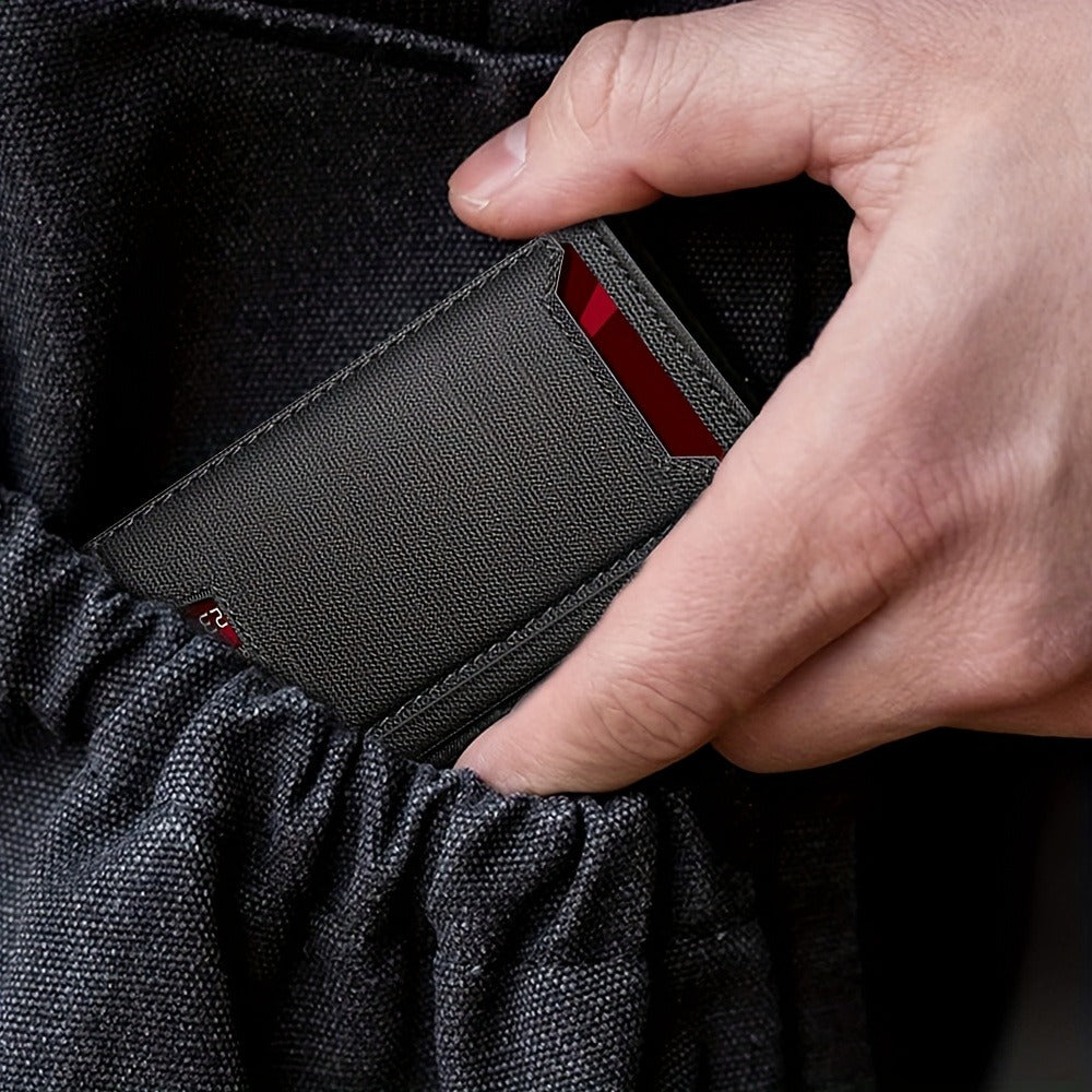 Men's Wallet – RFID Blocking, Automatic, Anti-Theft, Large Capacity – detail view 6