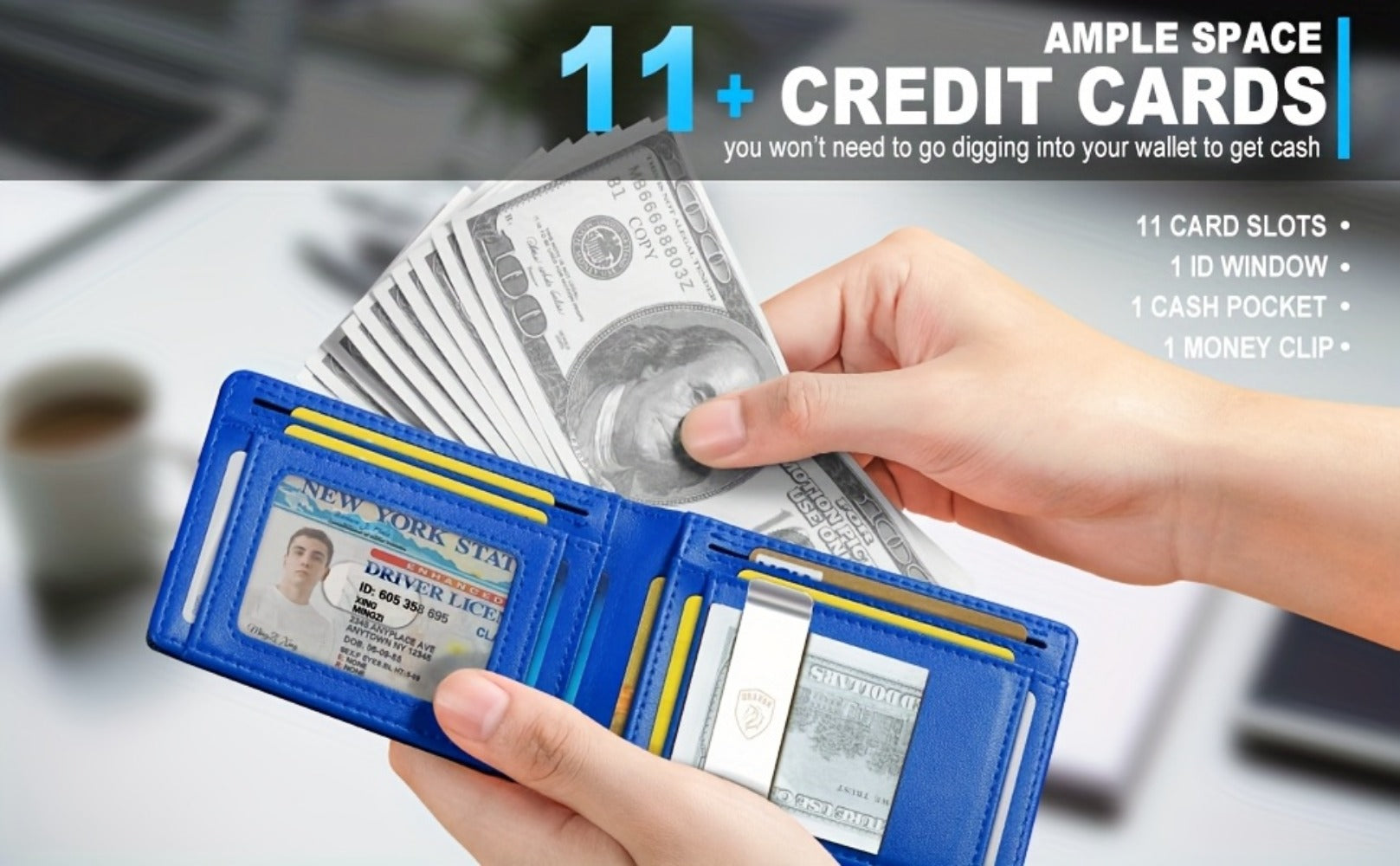 Men's Wallet – RFID Blocking, for Everyday Use – detail view 18