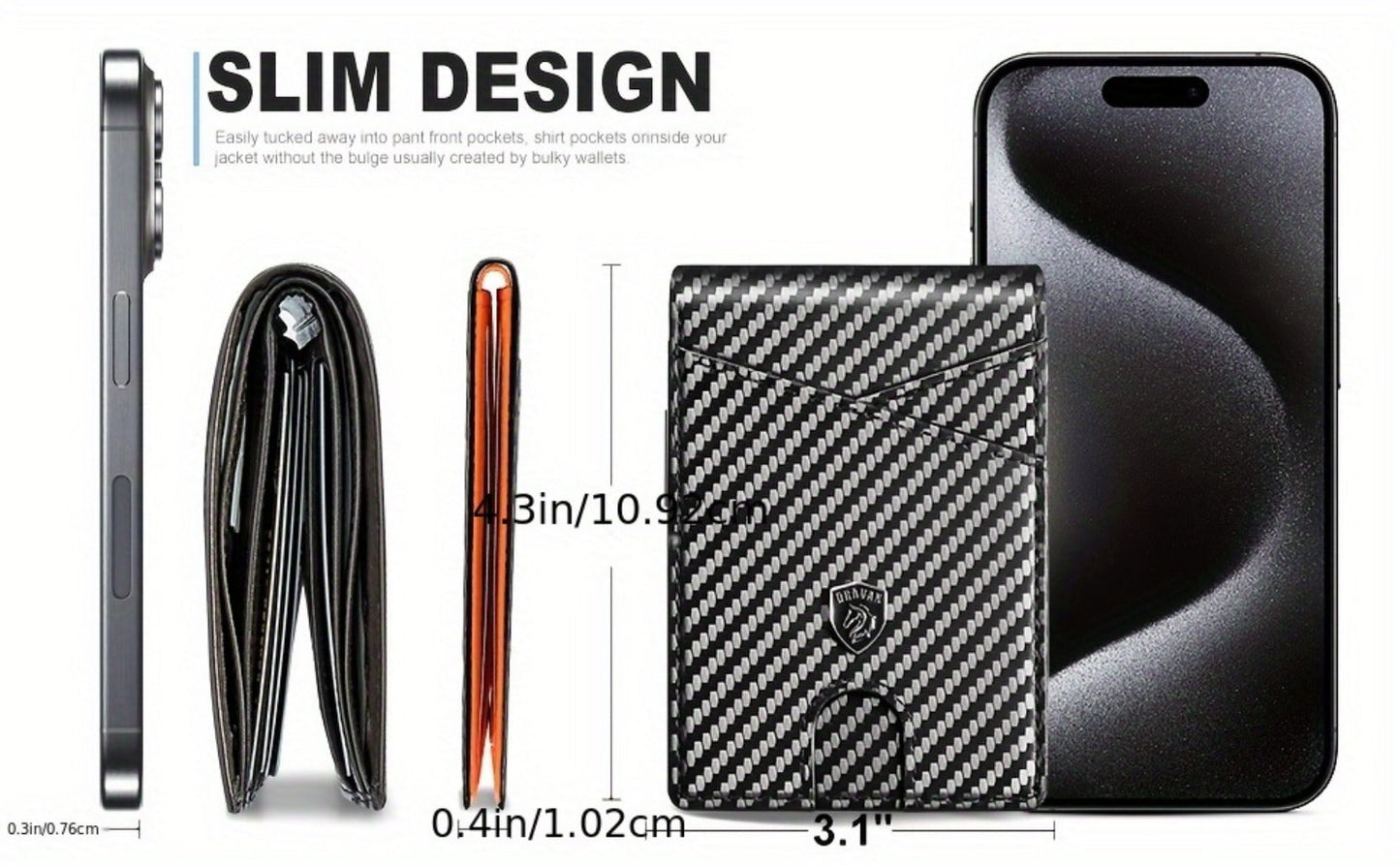 Men's Wallet – RFID Blocking, for Everyday Use – detail view 19