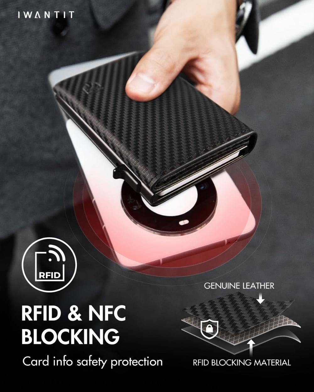 Men's Wallet – RFID Blocking, for Everyday Use – detail view 18