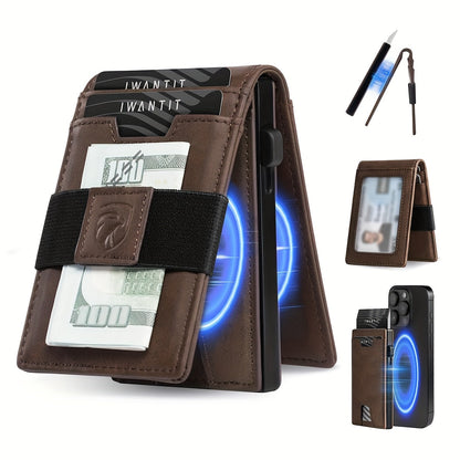Men's Wallet – RFID Blocking, for Everyday Use – front view - product view 20