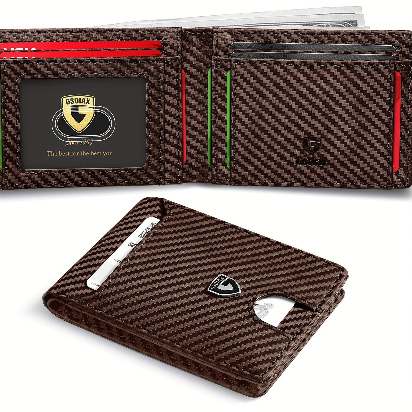 Men's Wallet – 7 Colors, RFID Blocking – detail view 2