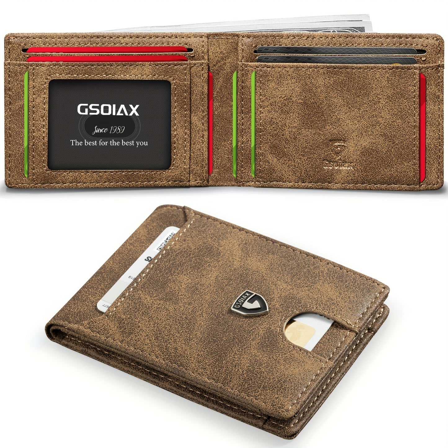 Men's Wallet – 7 Colors, RFID Blocking – detail view 4