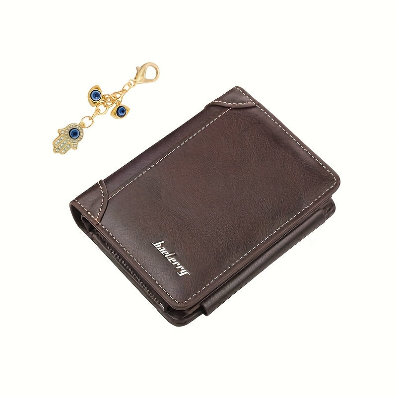 Men's Wallet – Slim Bifold Id Window Card – front view - product view 13
