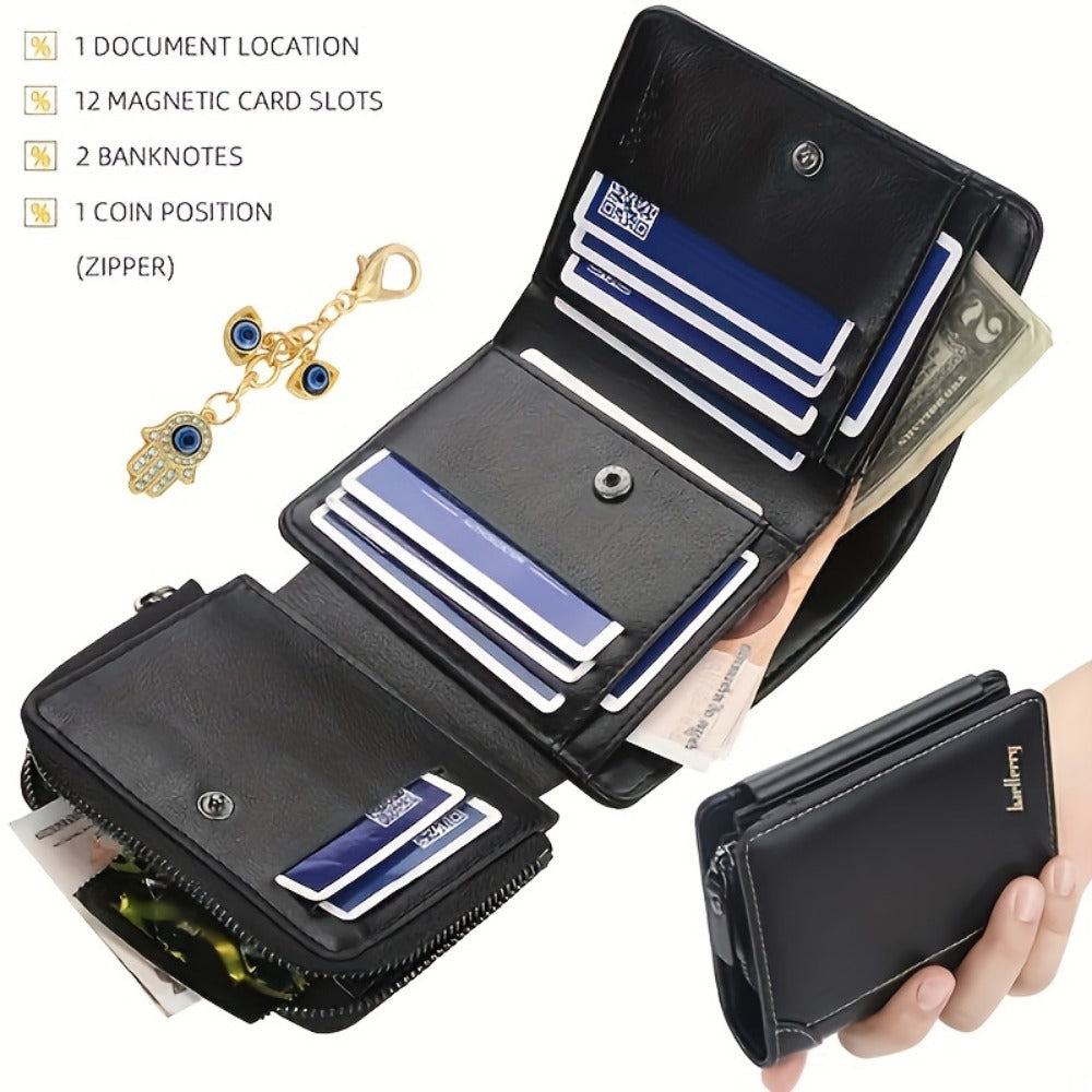 Men's Wallet – Slim Bifold Id Window Card – front view
