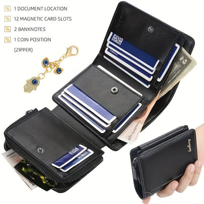 Men's Wallet – Slim Bifold Id Window Card – front view