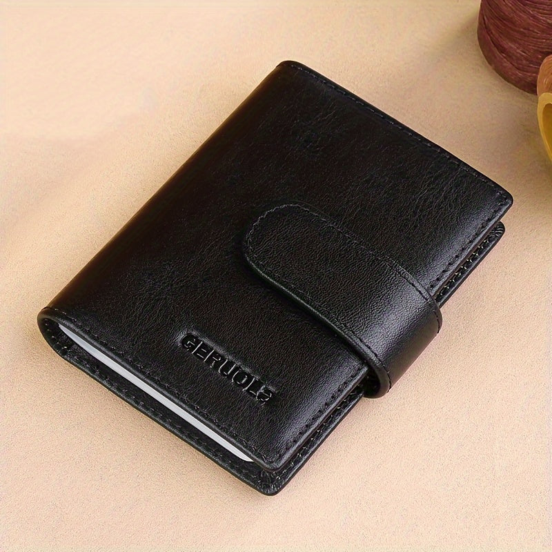Men's Wallet – 6 Colors, Slim Card Case Cowhide Leather – detail view 20