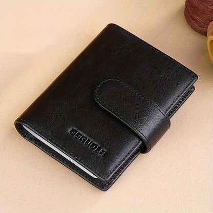 Men's Wallet – 6 Colors, Slim Card Case Cowhide Leather – detail view 20