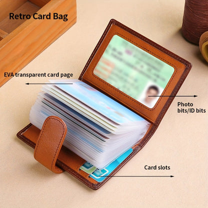 Men's Wallet – 6 Colors, Slim Card Case Cowhide Leather – detail view 9