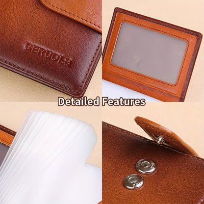 Men's Wallet – 6 Colors, Slim Card Case Cowhide Leather – detail view 13