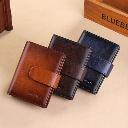 Men's Wallet – 6 Colors, Slim Card Case Cowhide Leather – detail view 15