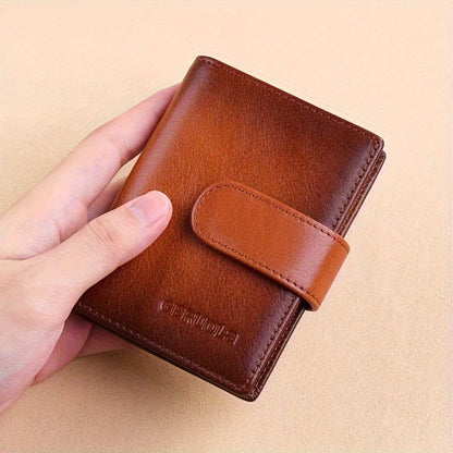 Men's Wallet – 6 Colors, Slim Card Case Cowhide Leather – detail view 3