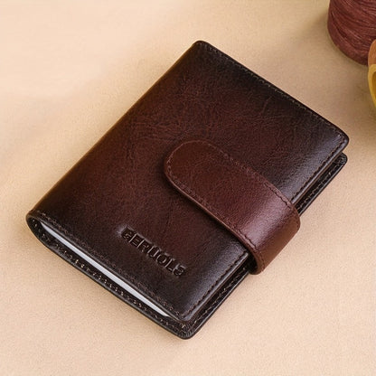 Men's Wallet – 6 Colors, Slim Card Case Cowhide Leather – detail view 6