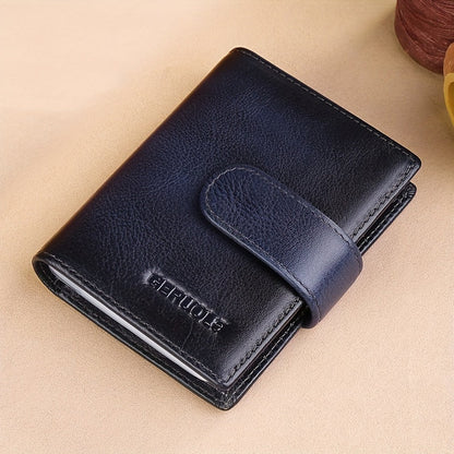 Men's Wallet – 6 Colors, Slim Card Case Cowhide Leather – detail view 19