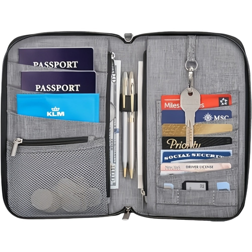Men's Wallet – for Travel, Large Rfid Passport Holder Family – detail view 9