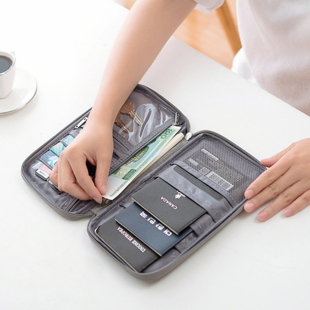Men's Wallet – for Travel, Large Rfid Passport Holder Family – detail view 13