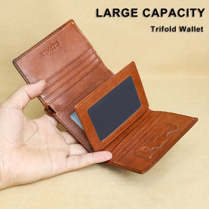 Men's Wallet – Trifold Leather Premium Cowhide Full – detail view 9