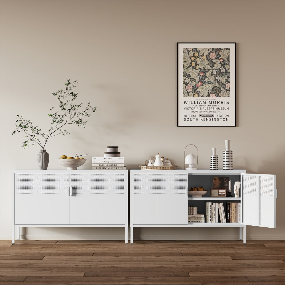 Metal Bathroom Storage Cabinet, Home Storage Cupboard for Organized Everyday Storage detail image - detail view 15