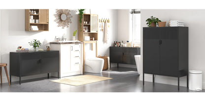 Metal Bathroom Storage Cabinet, Home Storage Cupboard for Organized Everyday Storage detail image - detail view 20