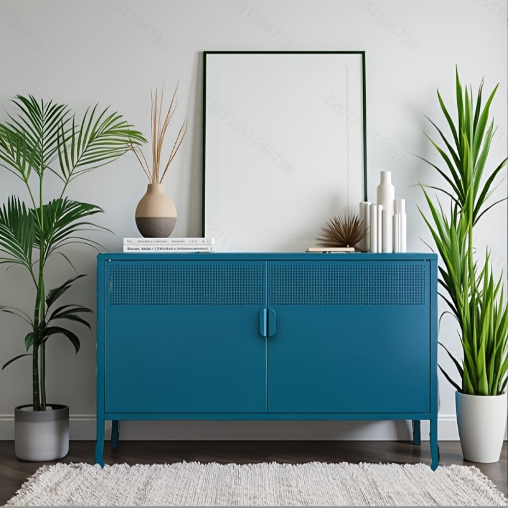 Metal Bathroom Storage Cabinet, Home Storage Cupboard for Organized Everyday Storage detail image - detail view 8