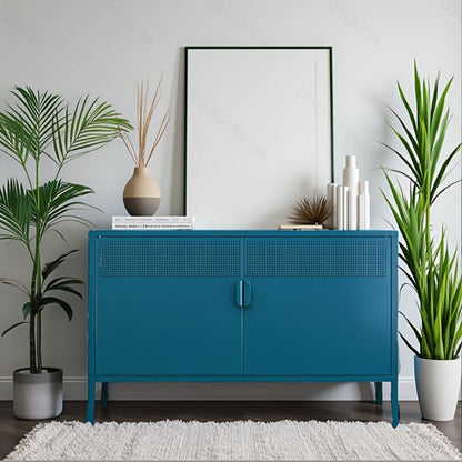 Metal Bathroom Storage Cabinet, Home Storage Cupboard for Organized Everyday Storage detail image - detail view 8
