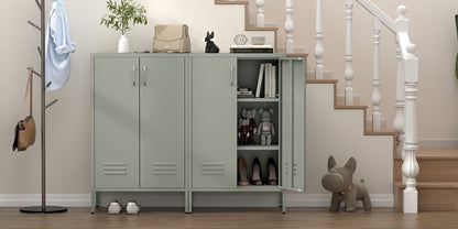 Metal Bathroom Storage Cabinet with Adjustable Shelves for Organized Everyday Storage detail image - detail view 17