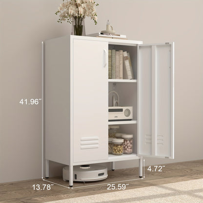Storage Cabinet shown in the White option