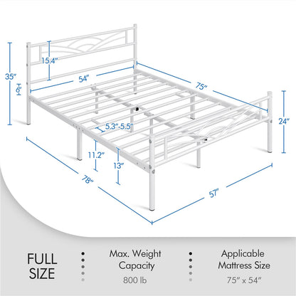 Metal Bed Frame, Bedroom Platform Bed for Bedroom Comfort and Support detail image - detail view 8