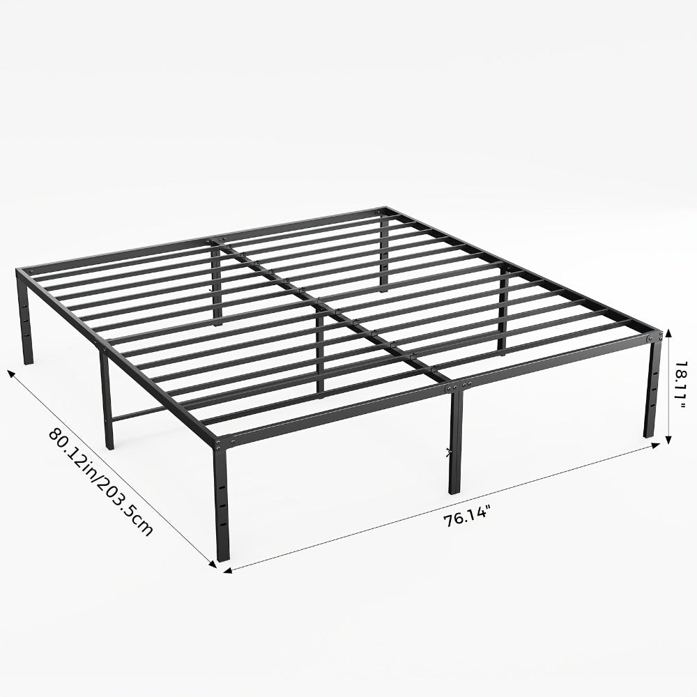 Metal Bed Frame, Mattress Support Frame for Bedroom Comfort and Support detail image - detail view 22