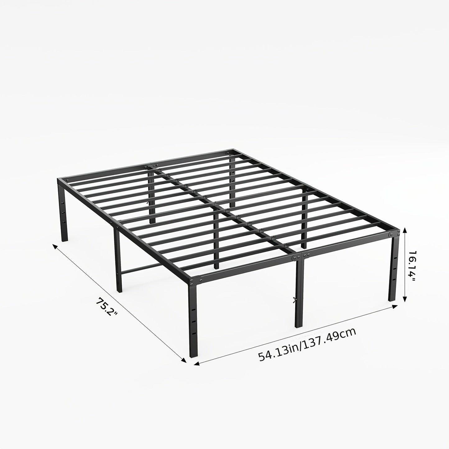 Bed Frame shown in the Full(16IN) option
