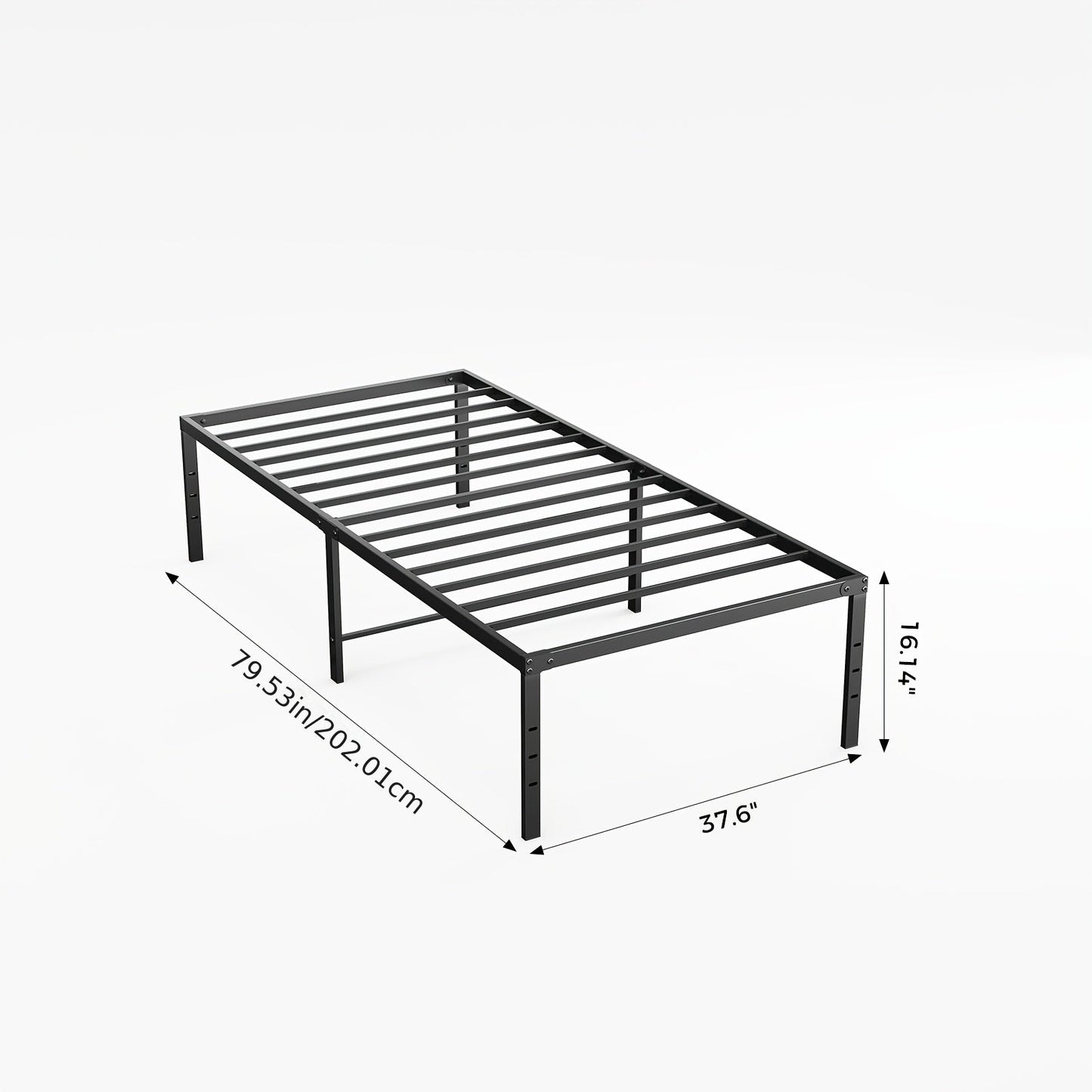 Bed Frame shown in the Twin XL(16IN) option