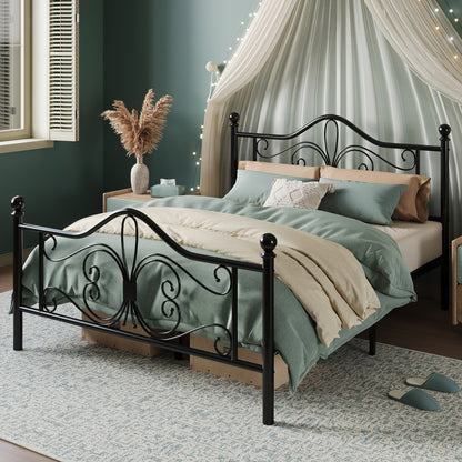 Bed Frame shown in the Black, Full option