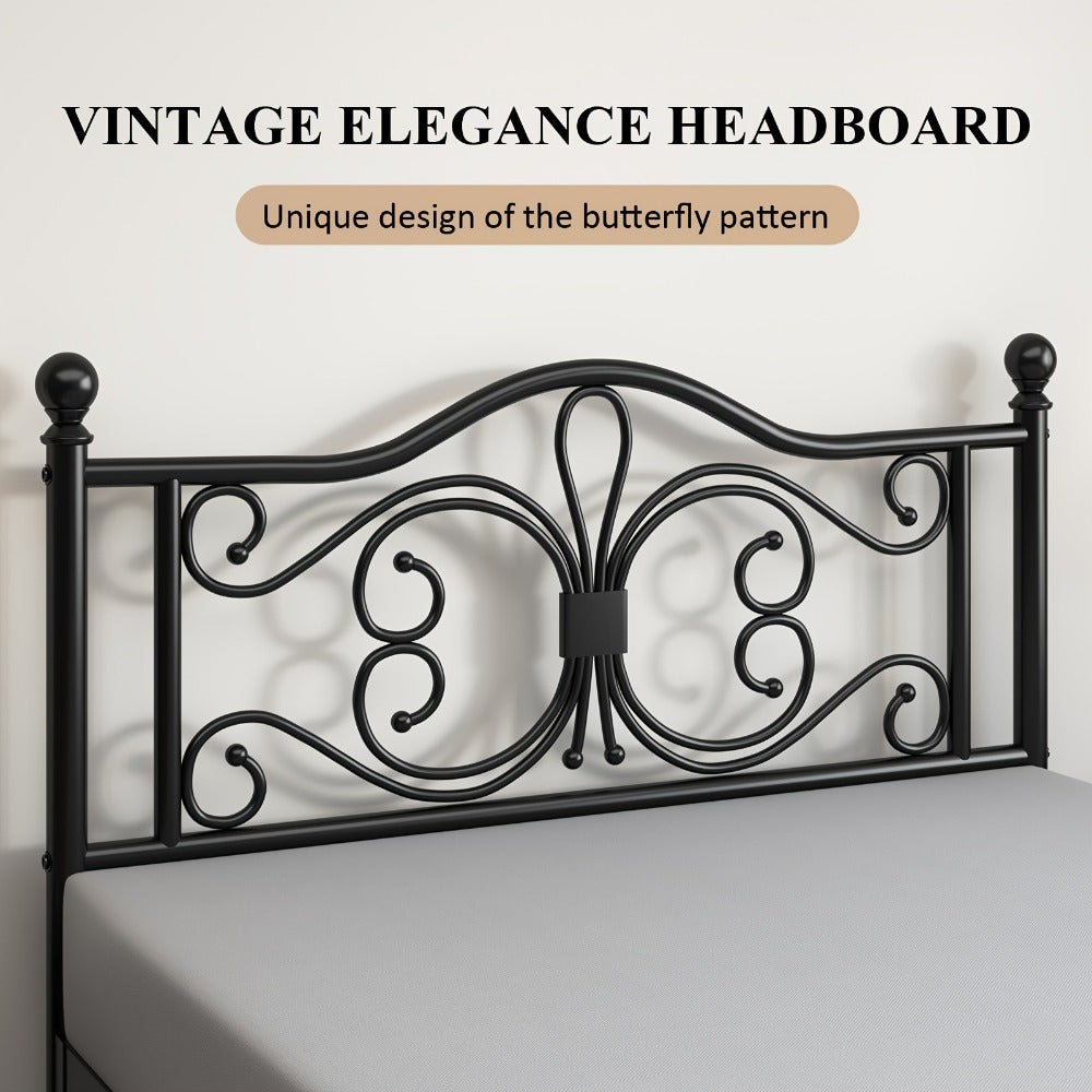 Metal Bed Frame with Headboard and Footboard for Bedroom Comfort and Support detail image - detail view 10