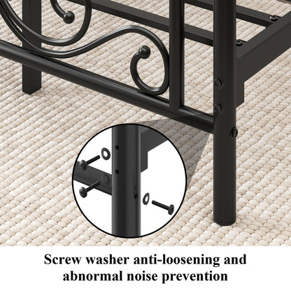Metal Bed Frame with Headboard and Footboard for Bedroom Comfort and Support detail image - detail view 12