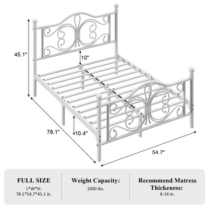 Bed Frame shown in the 【white】, Full option