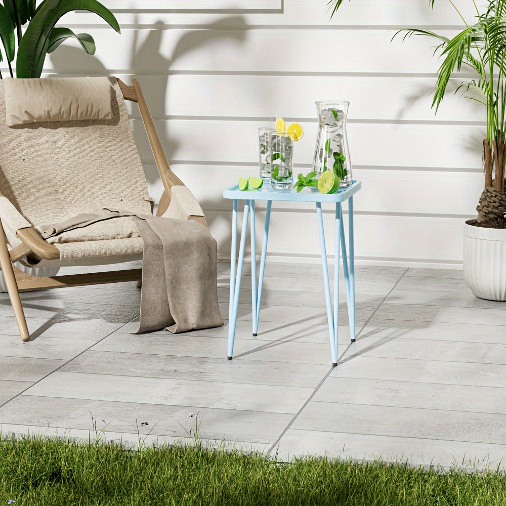 Metal End Table with Multiple Color Options for Work, Display, and Everyday Use detail image - detail view 12