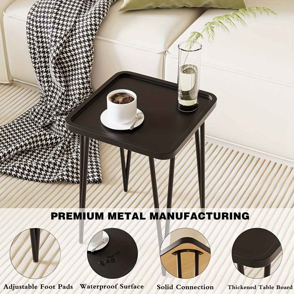 Metal End Table with Multiple Color Options for Work, Display, and Everyday Use detail image - detail view 14