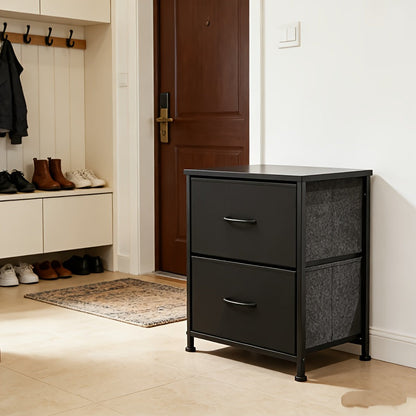 Storage Cabinet shown in the 2-drawer cabinet-Black*1 option