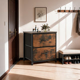 2-drawer cabinet-Rust*1