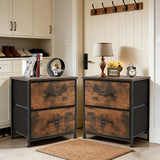 2-drawer cabinet-Rust*2