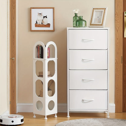 Metal Fabric Storage Cabinet with Deep Drawers for Organized Everyday Storage in Entryway detail image - detail view 9