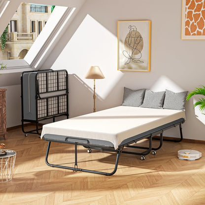 Metal Folding Bed for Bedroom Comfort and Support and Daily Home Use detail image - detail view 8