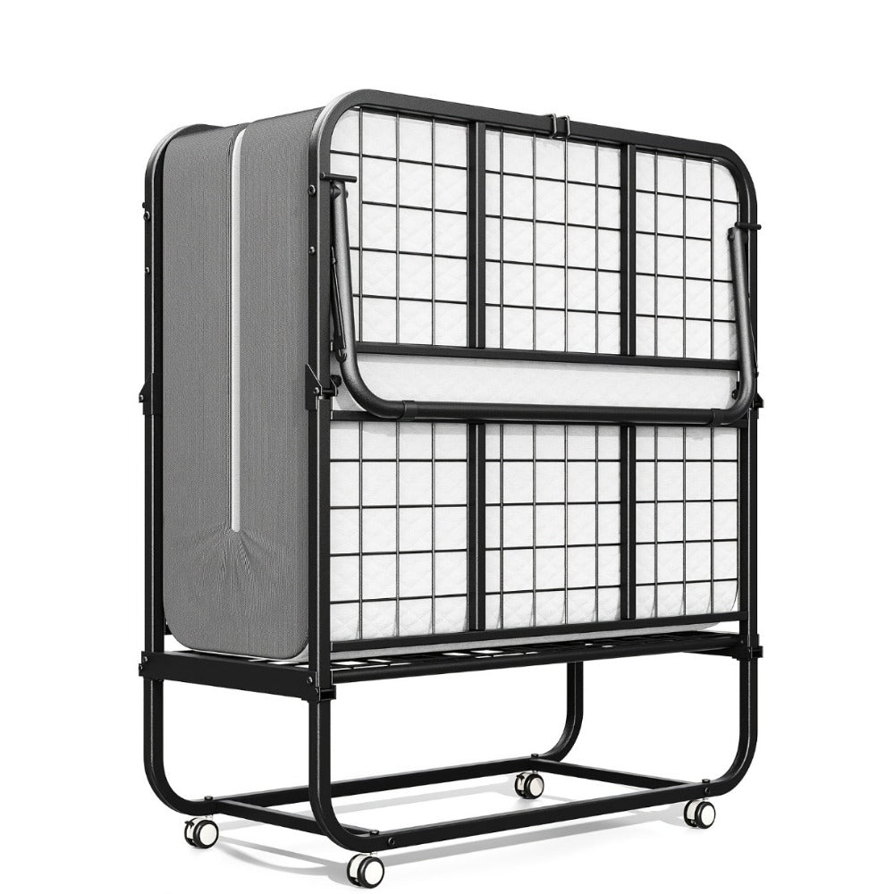 Folding Bed, Portable Roll Away Guest Bed 75x31 Inch 4-Section Fold Flat with Sturdy Metal shown in the main product view