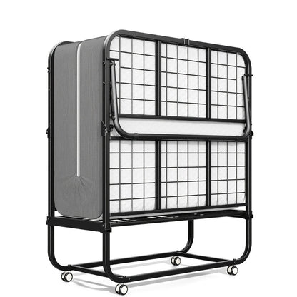 Folding Bed, Portable Roll Away Guest Bed 75x31 Inch 4-Section Fold Flat with Sturdy Metal shown in the main product view