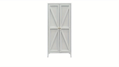 Metal Kitchen Pantry Cabinet with Adjustable Shelves for Organized Everyday Storage detail image - detail view 17