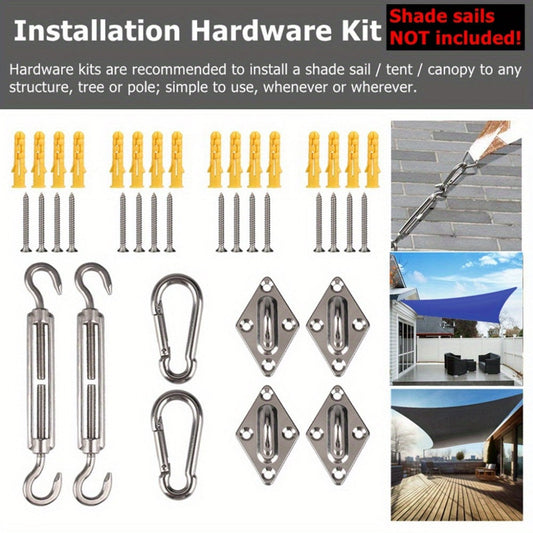 Metal Shade Sail Hardware Kit for Outdoor Shade and Protection in Patio detail image